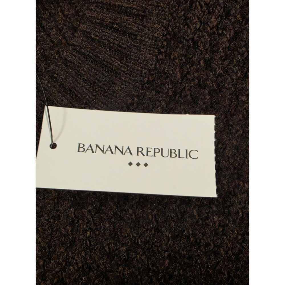 NWT Banana Republic Factory Mens XL Sweater Cozy Textured Knit Brown Crewneck - Picture 8 of 12